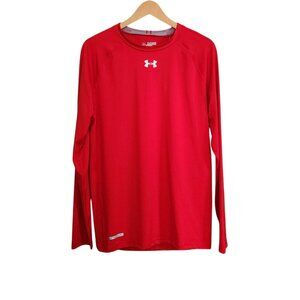 Under Armour Red Compression Long Sleeve Shirt Mens Size 2XL